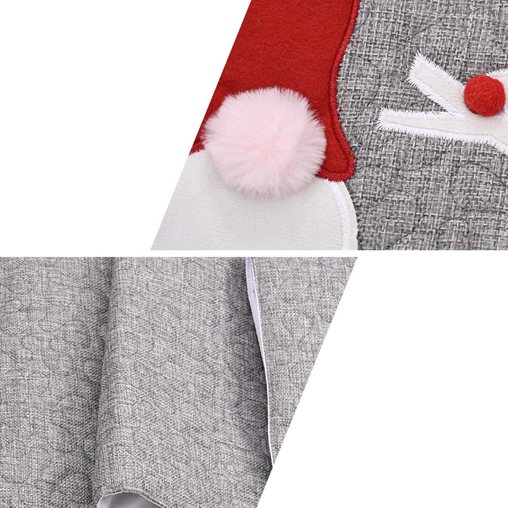No Face Doll Pattern Table Cloth Decorations for  Home Christmas Decoration