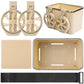 Tissue Storage Box With 2 Fordable Cup Holder