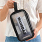 3-Piece Transparent Waterproof Toiletry & Cosmetic Travel Bag Set – Clear Zipper Organiser for Makeup & Essentials