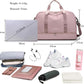 Nylon Sports Duffel Bag Waterproof Gym Travel Bag with Shoe Compartment