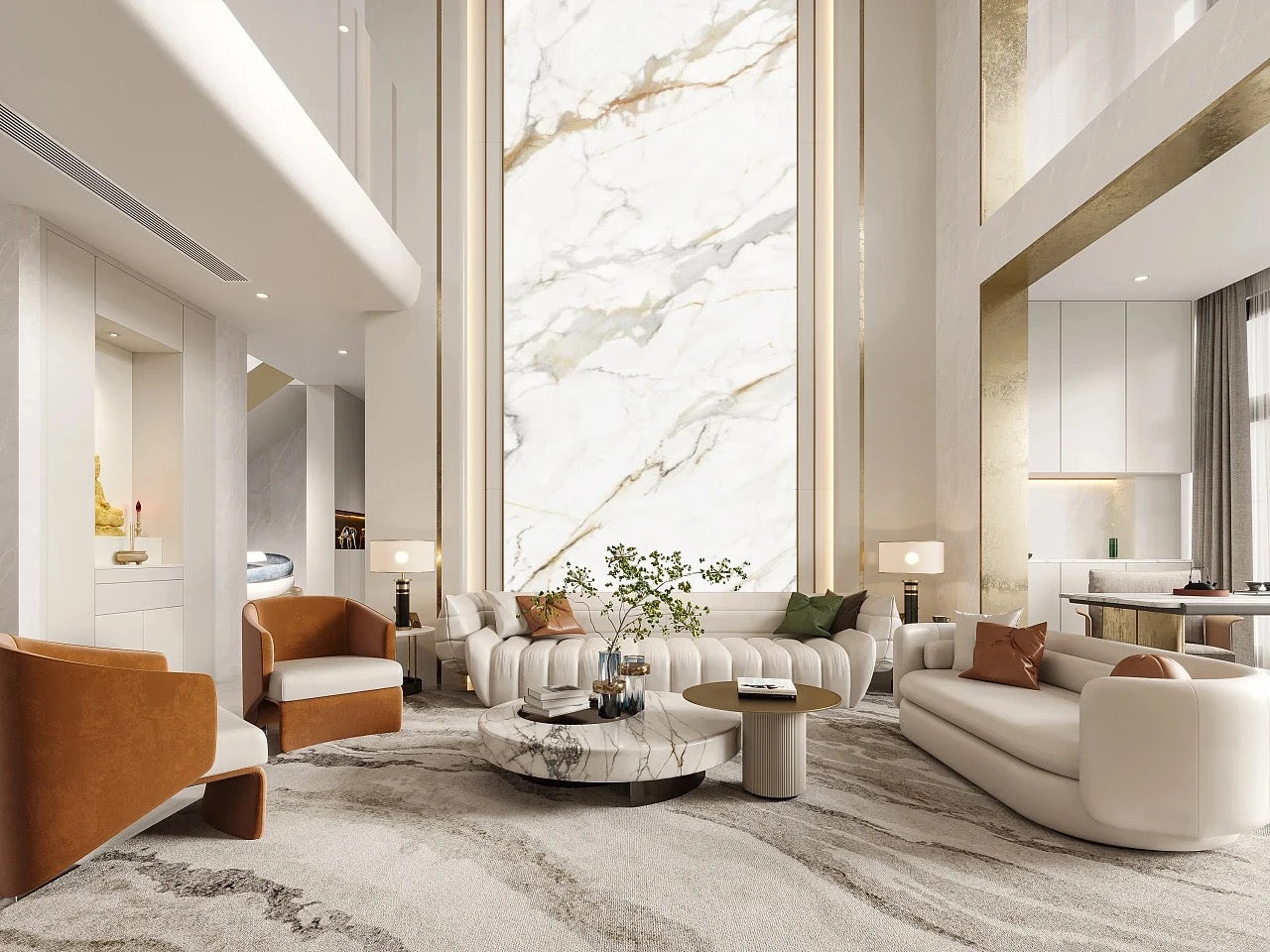 MHome Luxurious UV Marble Wall Panels