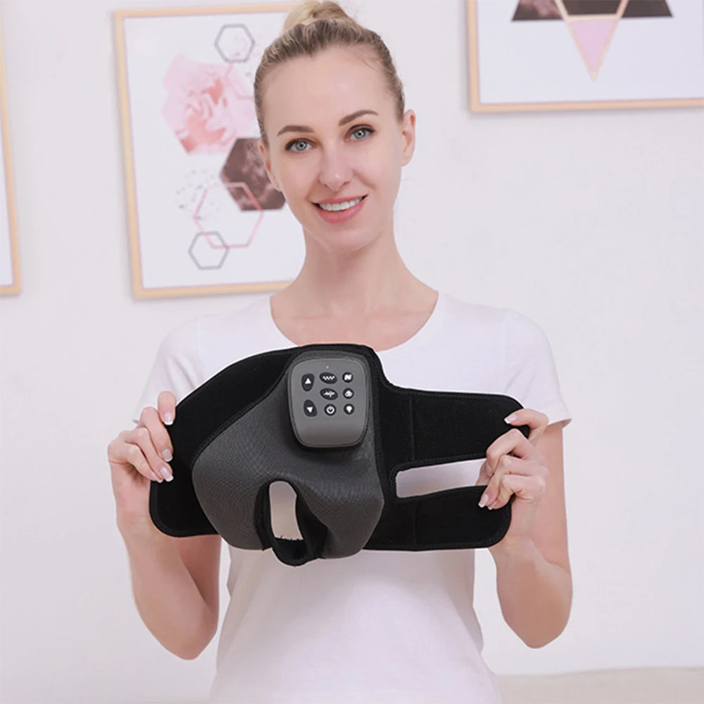 Ankle Care Belt Heel Support Massager With Air Bubbles Vibrating Foot Health Care Heating Acupuncture Points Pain Relief