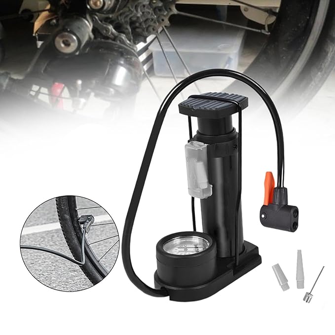 Bike/Car Pump with Gauge