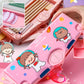 MKids Multifunctional Automatic Pop-Up Pencil Case – Cartoon Pattern, Large Capacity Stationery Box