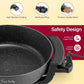 Electric Hot Pot Skillet – 6L Non-Stick Electric Cooker (220V)