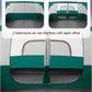 MHome 2-Room 4-6 Person Tunnel Camping Tent with Awning & Built-in Floor