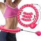 Pro-Sportz Smart Weighted Fitness Hula Hoop – Adjustable Auto-Spinning Waist Trainer