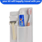 MHome Non-perforated Silicone Bathroom Wall Storage Organizer – Toothbrush & Razor Holder Various Options