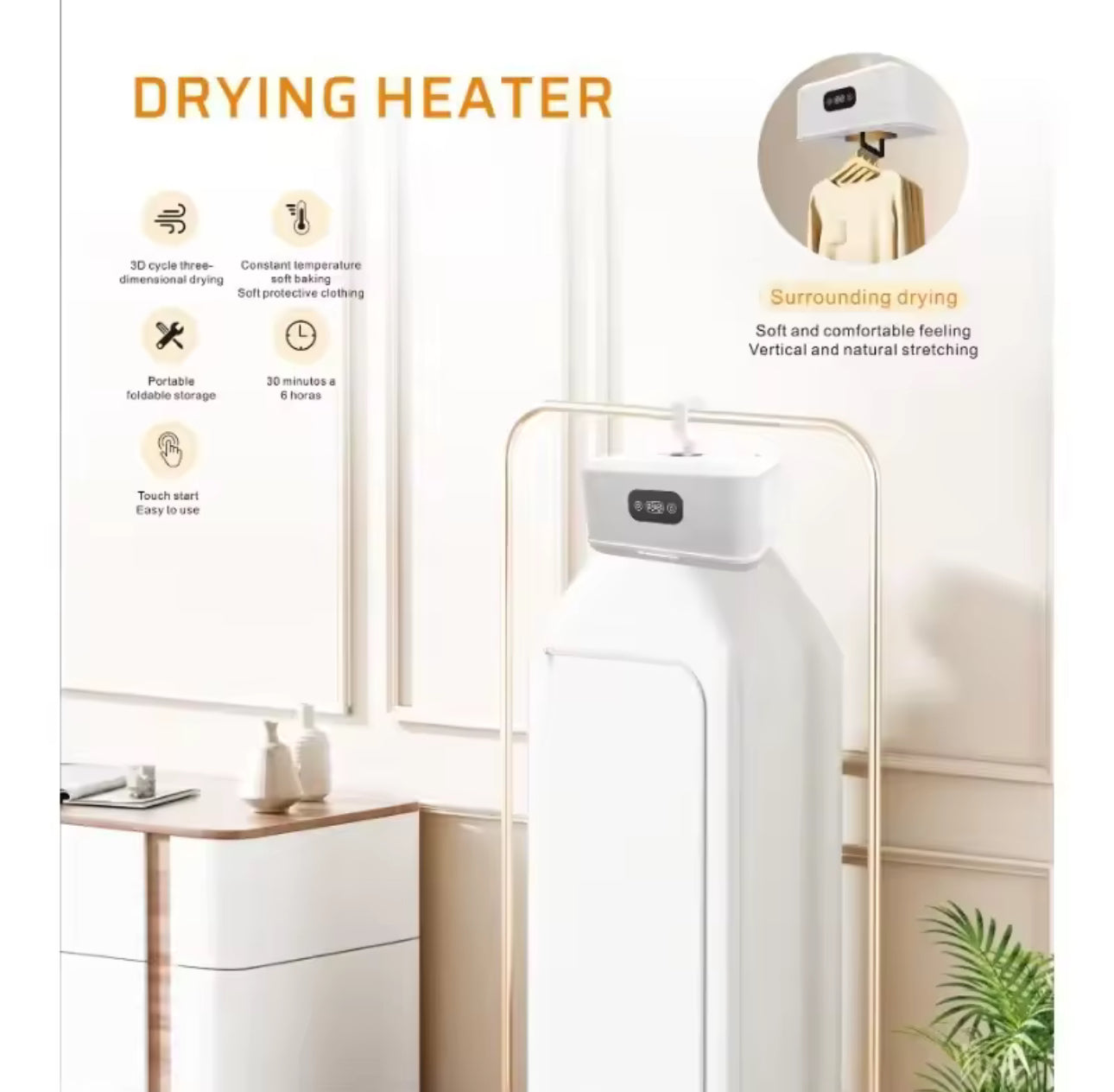 Portable Clothes Dryer, Mini Dryer Machine