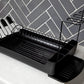 2-Tier Dish Rack with Pull-Out Drain Tray – Large Capacity Countertop Organizer