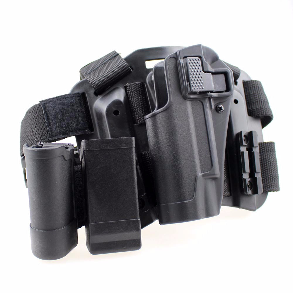 Pistol Gun Leg Holster with Magazine