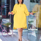 Ladies Long Sleeved Tunic Styled Dress-Various Options