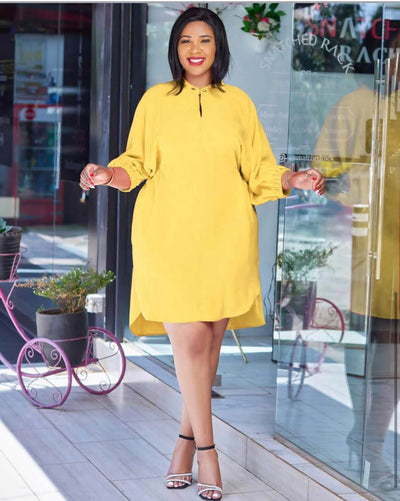 Ladies Long Sleeved Tunic Styled Dress-Various Options