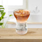 MHome Set of 2 Iced Coffee Glasses – 400ml Clear Drinking Glasses