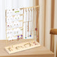 Jewelry Organizer – 5 Tier Earring Holder with 90 Holes & 2 Metal Bars | Wooden Base Display Stand