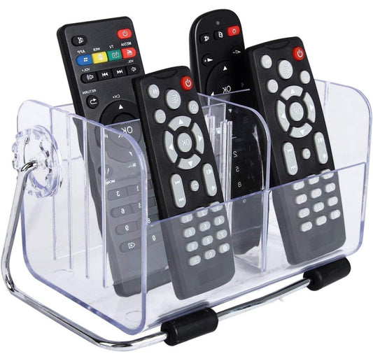 Clear Multifunction Acrylic Home Desk Tv Air-Conditioner Remote Control Storage Transparent Makeup Organizer Box Shelf Bin Pen Stand Mobile Stand Key Holder Eye Glasses Rack