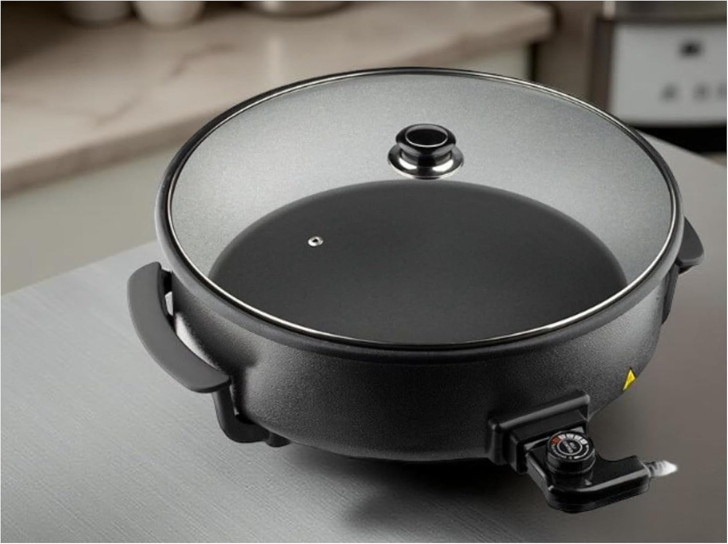 1500W Electric Pizza Pan – Multi-Functional Non-Stick Griddle with Adjustable Temperature