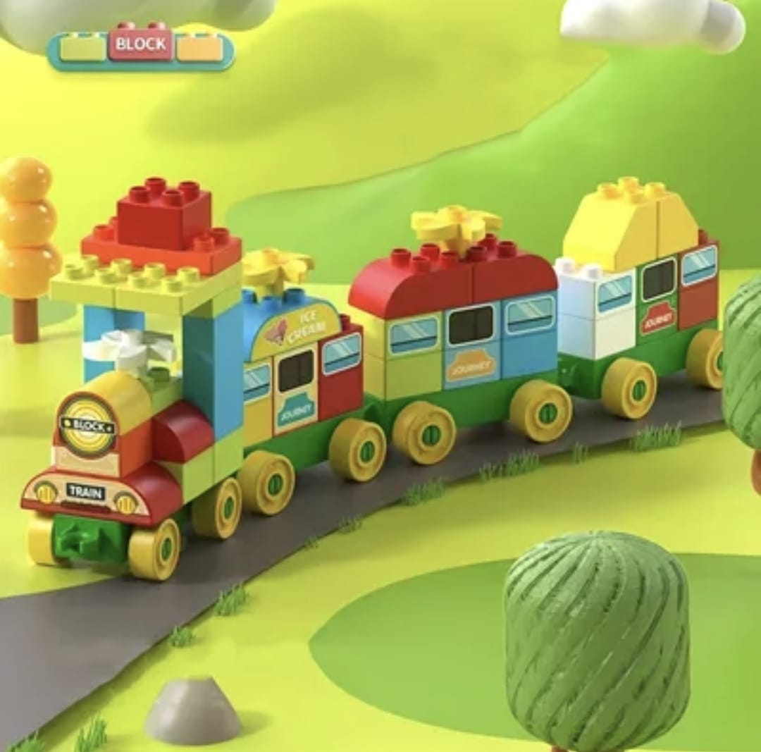 Kids Building Block Set 68pc