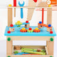 Kids Play Wooden Workbench