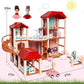 Dollhouse Girl Toys Houses with 2 Dolls Toy Figures,