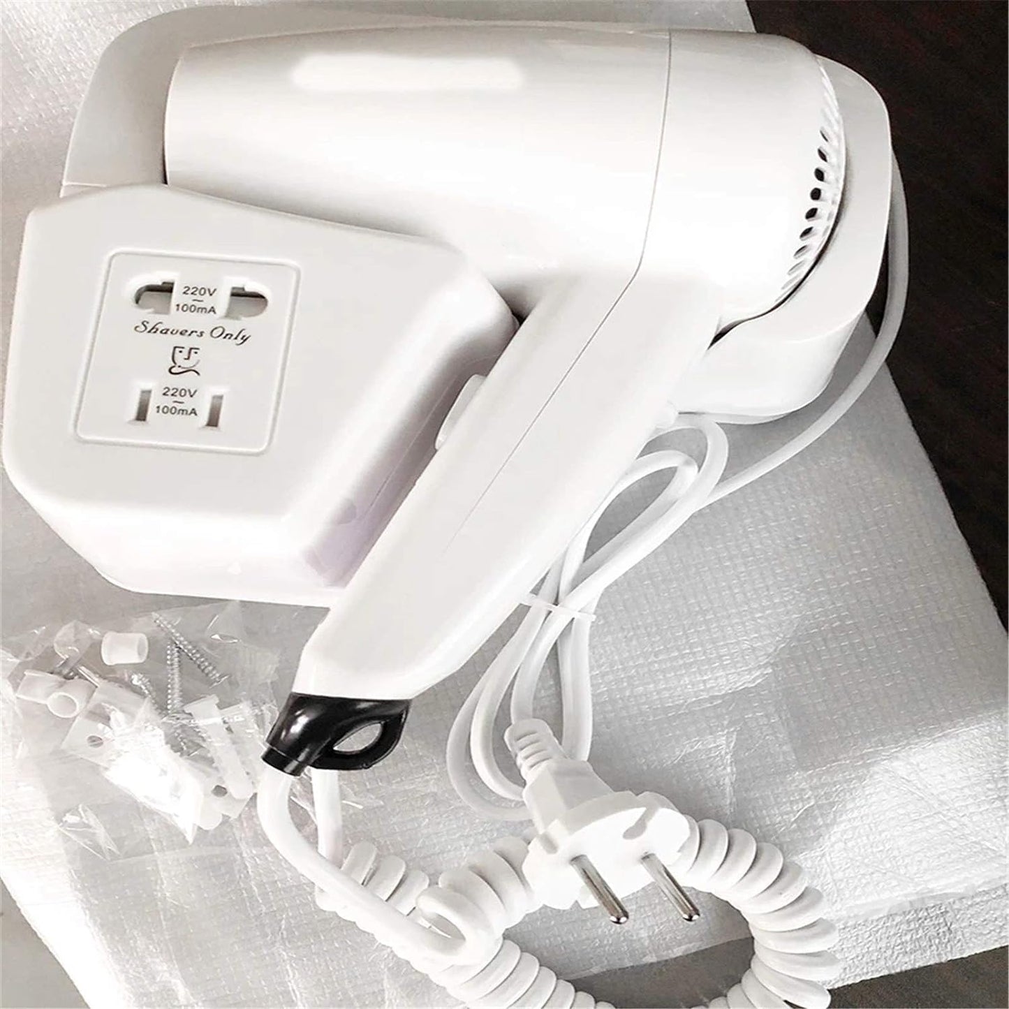 MTech 3000W Hot & Cold Wall-Mounted Hair Dryer – Professional Home & Hotel Use