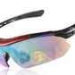 Tactical /Cycling Glasses With 4 Interchangeable Lens