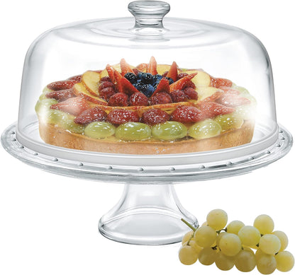 Transparent Acrylic Cake Stand with Dome