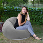 MHome Comfy Inflatable Sofa Chair – Soft Flocked Lounge Seat for Home & Gaming