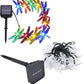 Solar Dragonfly String Lights, 5m with 20 LEDs, Multicolour Outdoor Decoration