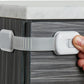 Mhome 10 Pack Child Safety Cabinet Locks, No Drill Adjustable Straps with 3M Adhesive