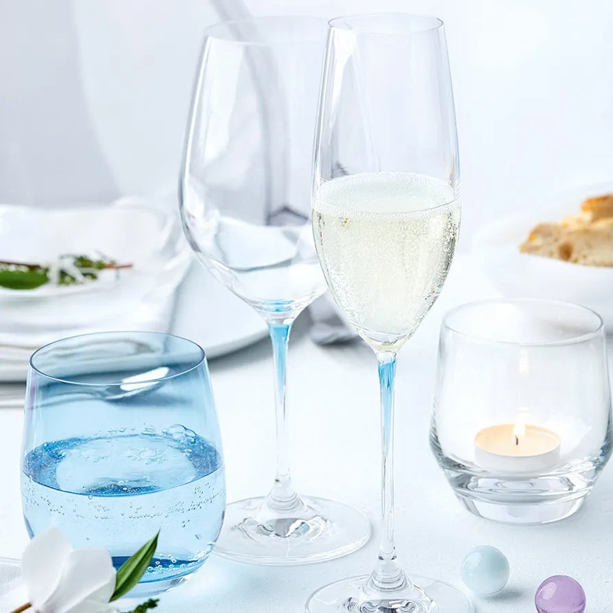 Shining Crystal Colorful 4pc Glasses