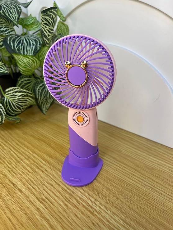BreezePop™ Mini Fan – 3-Speed Rechargeable Handheld Fan