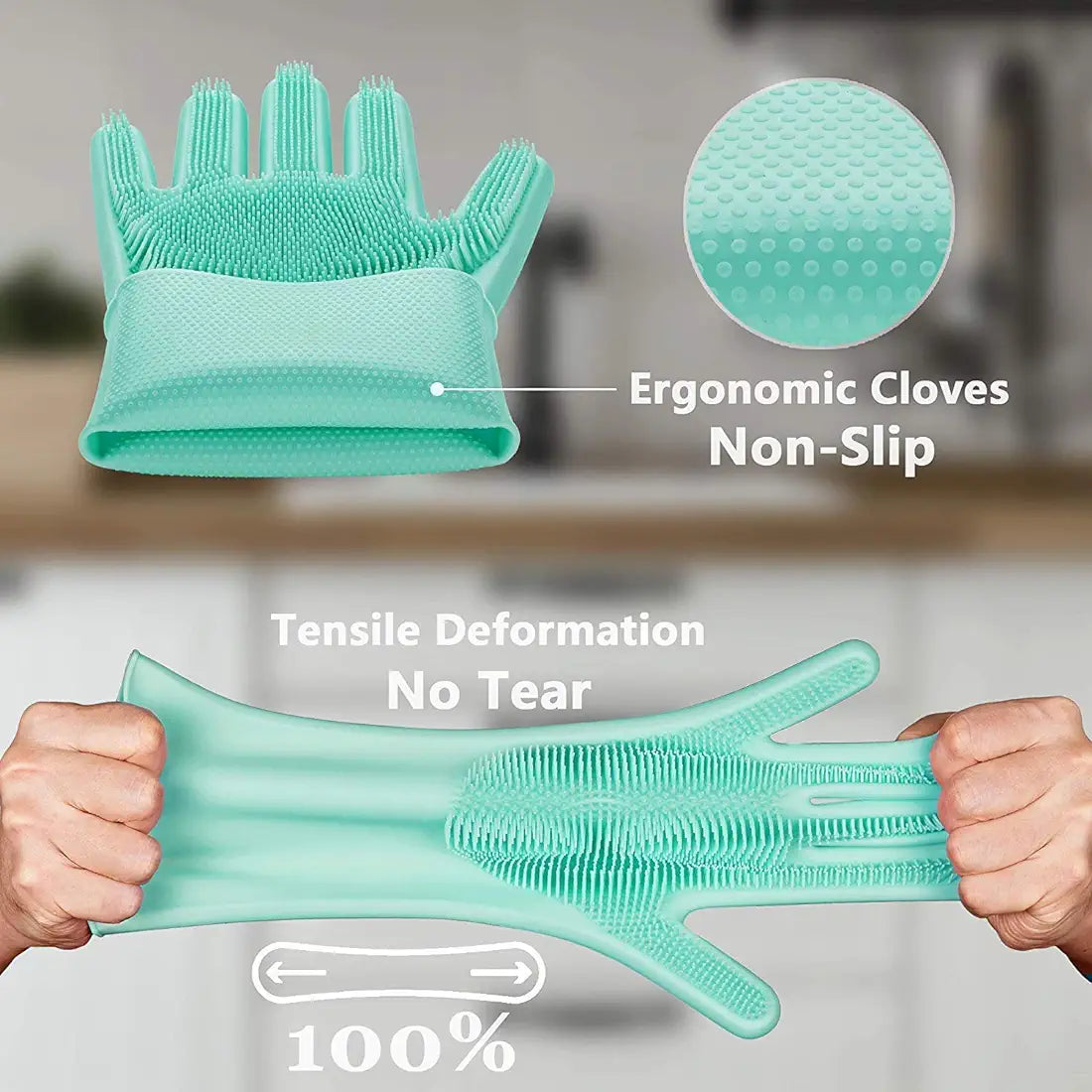 Silicone Dish Washing Gloves