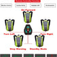 Reflective LED Sports Backpack with Remote Control – 15L USB Rechargeable Safety Bag