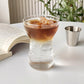 MHome Set of 2 Iced Coffee Glasses – 400ml Clear Drinking Glasses