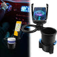 All Purpose Car Cup Holder, 2 in 1 Car Cup Holder Expander Adapter, Multifunctional Car Cup Holder, 360 Rotating Car Cup Holder