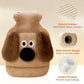 MHOME Hot Water Bag with Plush Cover 1L Leakproof Heat Pack for Pain Relief