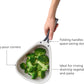 MHome Droplet Compact Colander – Folding Handles, Easy-Pour Corners