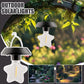 MHome Outdoor Solar Star Lantern, Warm Light LED Garden Light