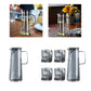 MHome Elegant 7 Piece Glass And Jug Set For Home, Kitchen And Dining Use