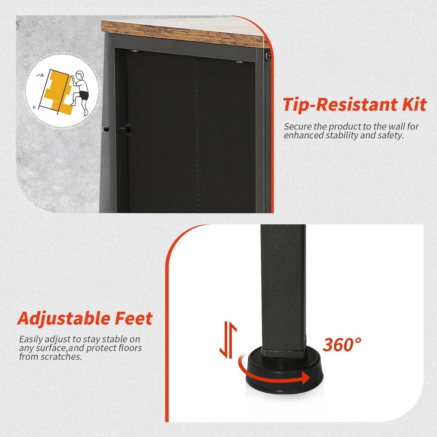 MFurn Storage Cabinet – 5, 7 & 9-Drawer Fabric Dresser & Organizer