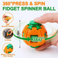 Press-to-Spin Fidget Ball: Desk Fidget Toy With Light