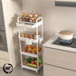 MHome Majestic 3 Or 4-Tier Utility Cart With Drawer – Black Or White