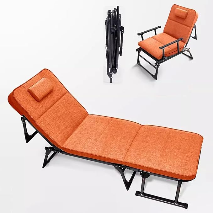 MFurn 3-in-1 Folding Recliner Chair Bed – Adjustable & Space-Saving