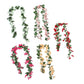 Artificial Rose Garland for Holiday Door Backdrop