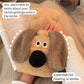 MHOME Hot Water Bag with Plush Cover 1L Leakproof Heat Pack for Pain Relief