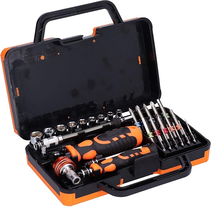 31-in-1 Ratchet Screwdriver Bit Set