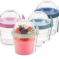 Yogurt Mug with Compartment and Spoon, gym, sports…
