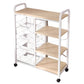 Large Capacity Kitchen Retail Basket Rack-White