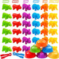 MKids 44-Piece Counting Animals Montessori Learning Toy Set